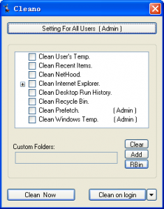 Cleano 自动清理系统工具