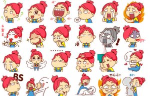 癫癫原创QQ表情包