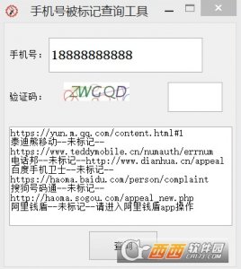 手机号码被标记一键查看工具