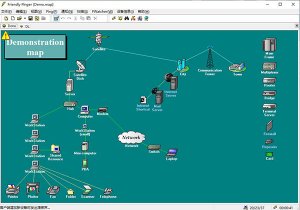 Friendly Pinger(互联网拓扑图制作软件) v5.0.1