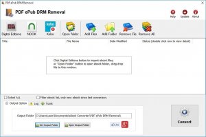 PDF/EPUB文件DRM保护移除工具PDF ePub DRM Removal