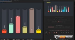 AE数据柱状图信息图表动画脚本AEInfoGraphics